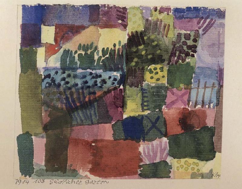 Paul Klee Southern Garden